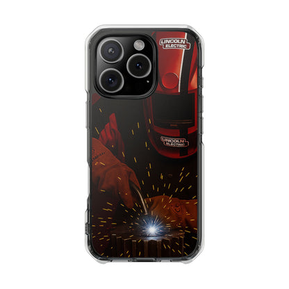 Lincoln Welder - Magnetic Clear Impact iPhone Cases