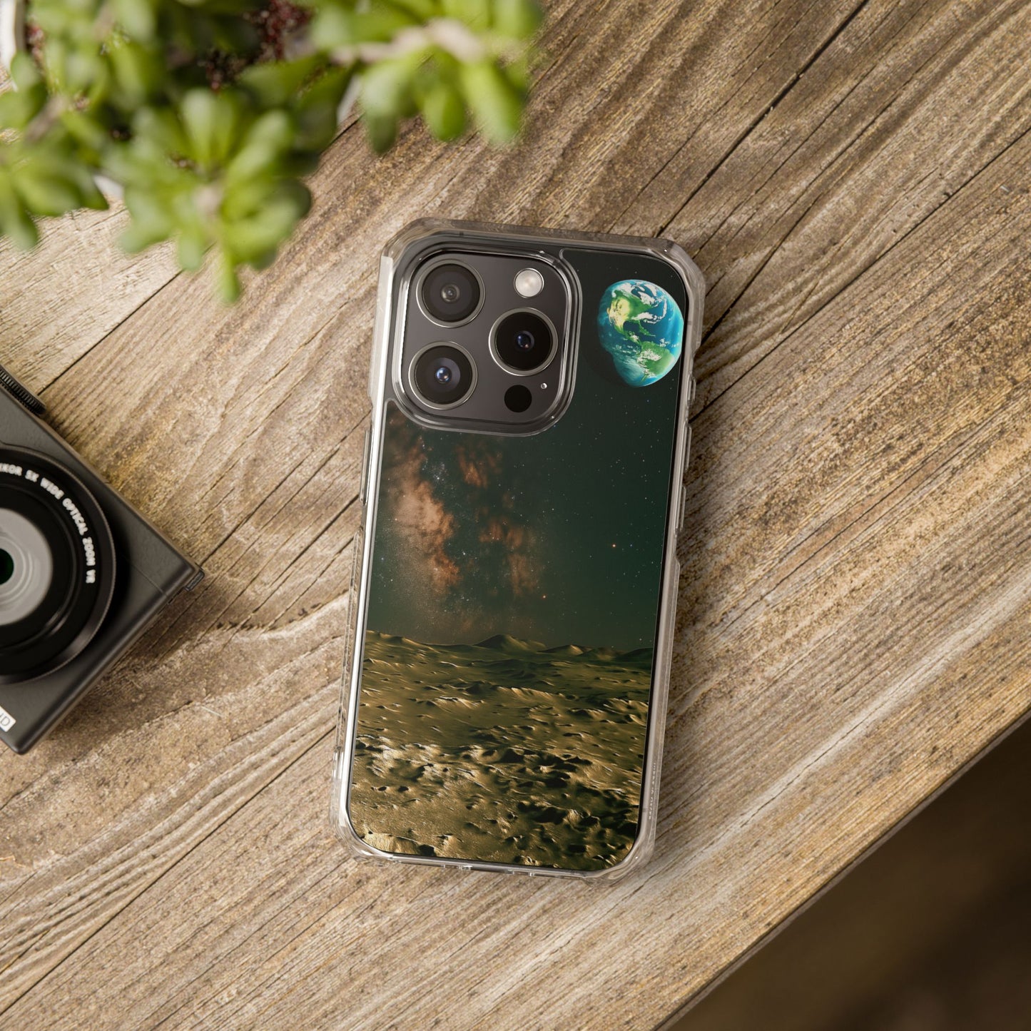 Standing on the Moon – Magnetische, durchsichtige iPhone-Hüllen