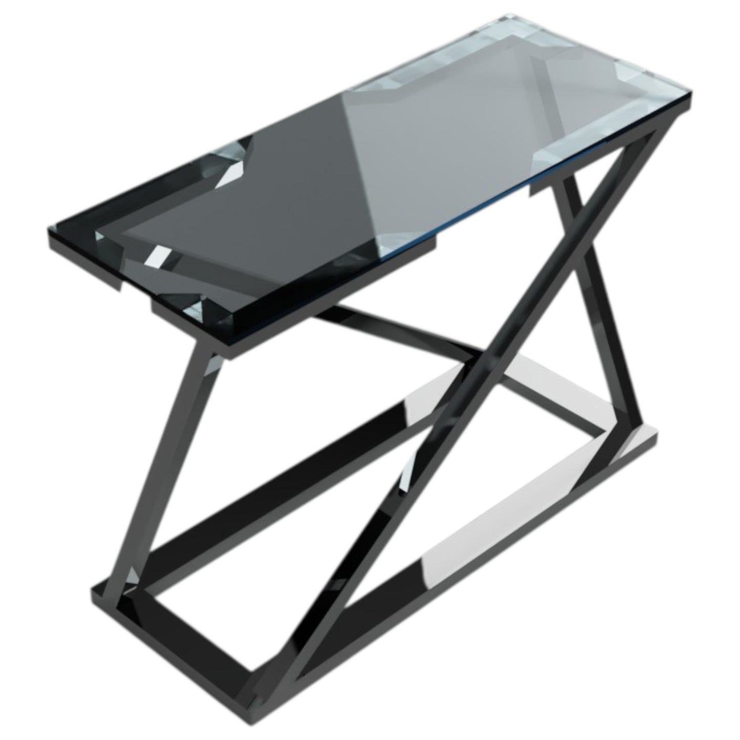 Steel Floating End Table